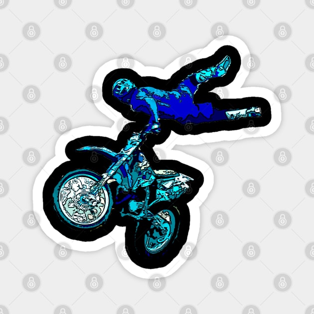motocross Magnet by rickylabellevie
