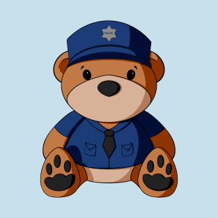 Police Teddy Bear T-Shirt