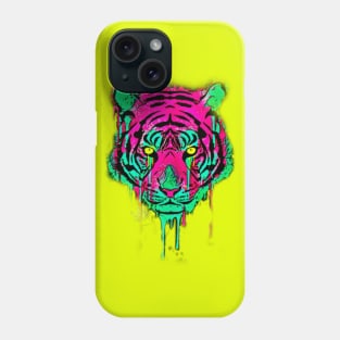 Eyes of the Tiger Dripping Graffiti Phone Case