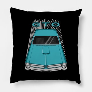 Pontiac GTO 1965 - Turquoise Pillow