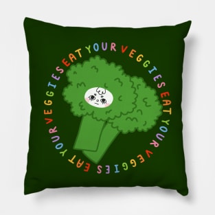 eat your veggies Pillow