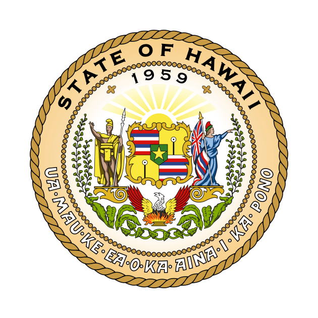 Seal of the State of Hawaii by Flags of the World