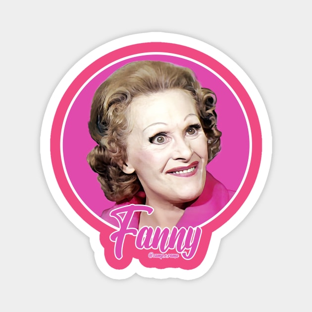 Fanny Cradock Magnet by Camp.o.rama