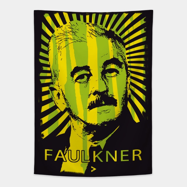 William Faulkner - As Wide as Mississippi Tapestry by Exile Kings 