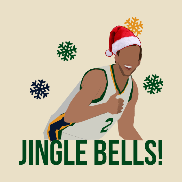 Joe Ingles 'Jingle Bells' Christmas Apparel - Utah Jazz NBA by xavierjfong