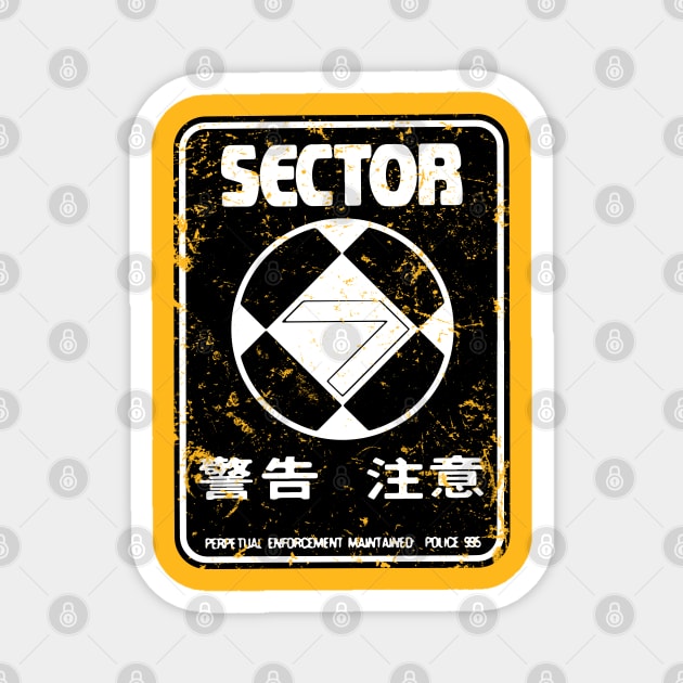 Sector 7 LA 2019 Magnet by sketchfiles