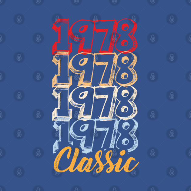 Discover Classic 1978 - Retro - T-Shirt