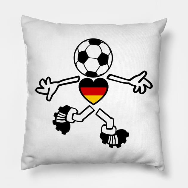 German football Pillow by Karpatenwilli