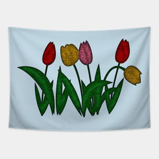 Tulips Tapestry