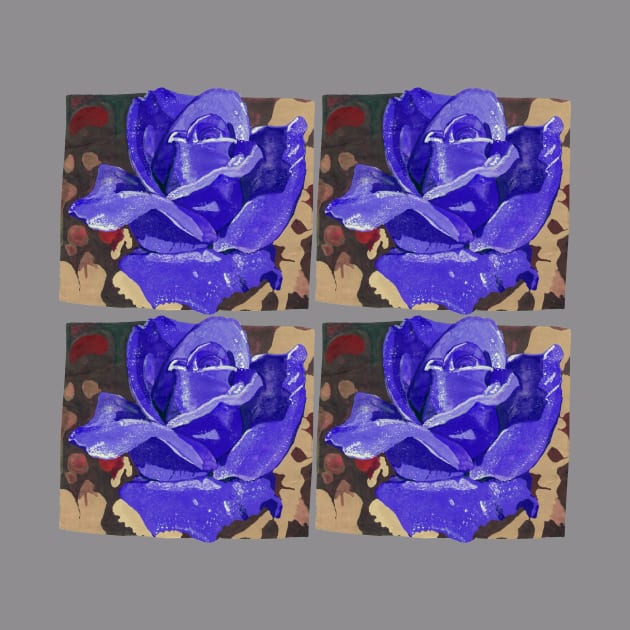 Violet rose by deadblackpony