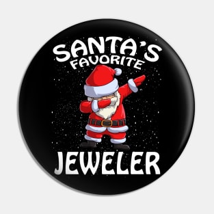 Santas Favorite Jeweler Christmas Pin