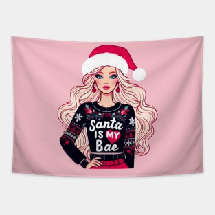 Christmas Barbie Tapestry