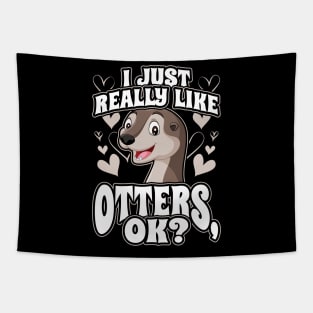 I just really like otters ok Tapestry