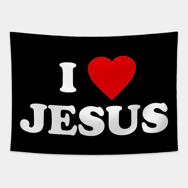 i love jesus Tapestry by KCOBRA