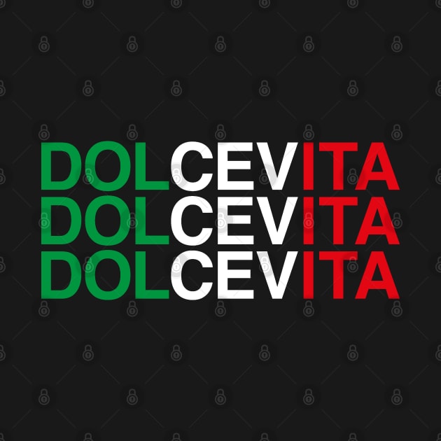 DOLCE VITA Italian Flag by eyesblau