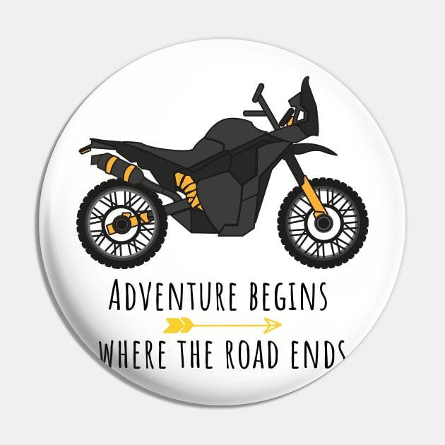 Adventure Begins Where The Road Ends Pin by WeStarDust