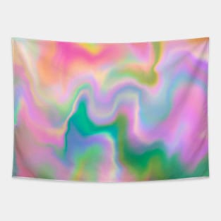 Ephemeral Chromatic Aberration Abstract Tapestry