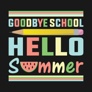 Embracing the Summer The Last Day of School Beckons Adventure and Freedom T-Shirt