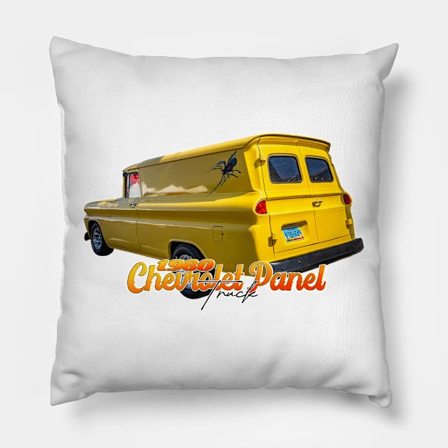 1960 Chevrolet Panel Truck Pillow by Gestalt Imagery