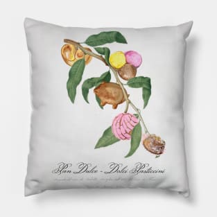 "Pan Dulce - Dolci Pasticcini" - Pastry Tree; traditional botanical art from Pomona Italiana updated with classic Mexican desserts Pillow