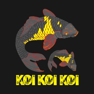 Koi Carp Fish Fan T-Shirt