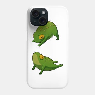 Yoga Frog Upward Downward Dog Phone Case