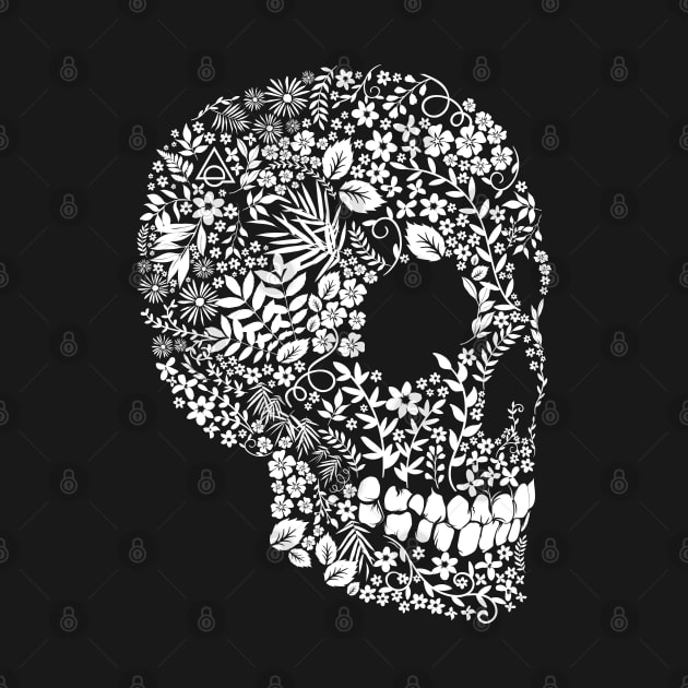 Flower skull by Eluviate