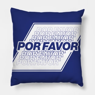 Por Favor - BLUE Pillow