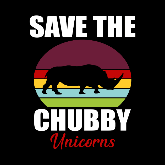 Save The Chubby Unicorns Vintage Distressed Gift by The store of civilizations