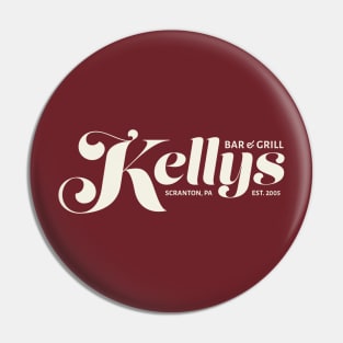 The Office - Kellys Bar & Grill White Pin