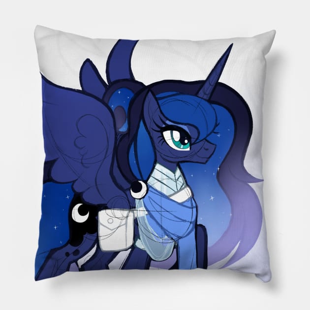 Retired Princess Luna Pillow by Marie Oliver