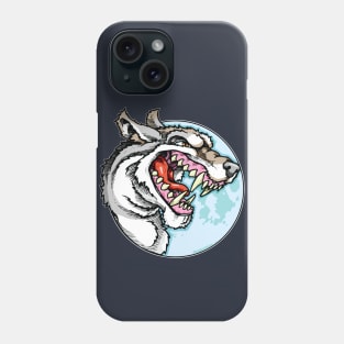 Werewolf and Full Moon Phone Case