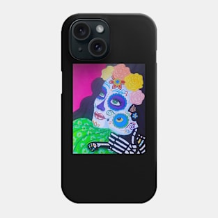 Catrina and Catrino Cat Phone Case