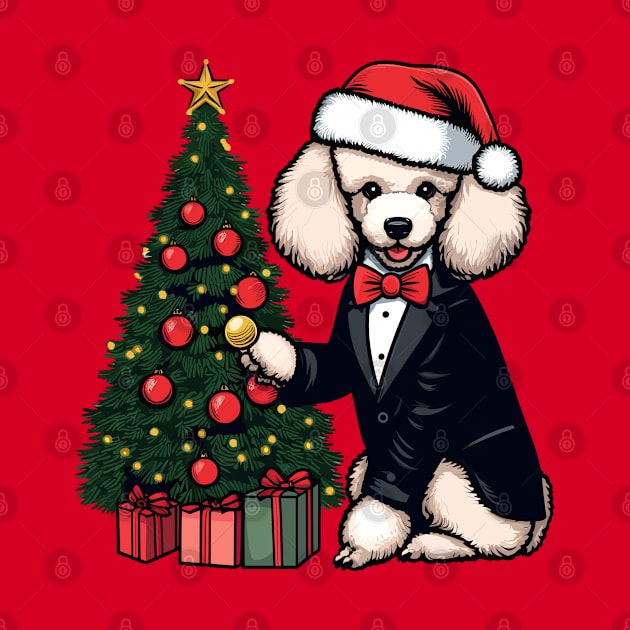 Poodle Dog Christmas by Graceful Designs