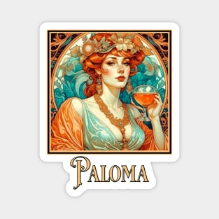 Art Nouveau Paloma Magnet