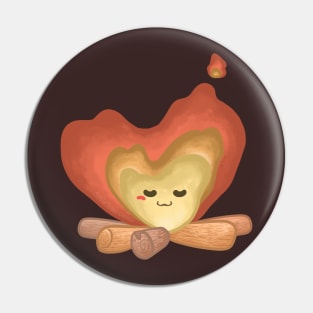 Flame of Love Pin