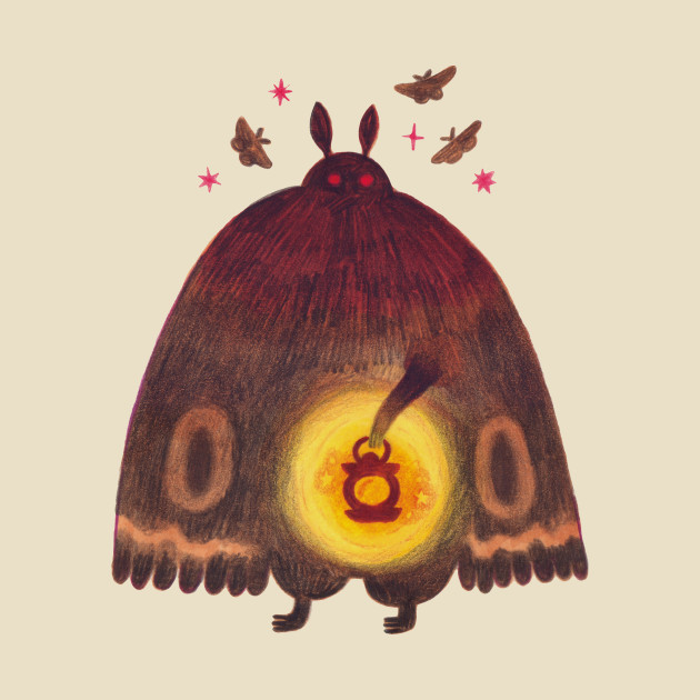 The friendly Mothman by alan melele