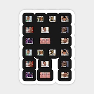 Teacher marking meme sticker pack Magnet