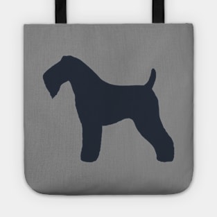 Kerry Blue Terrier Silhouette Tote