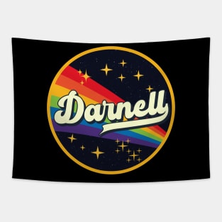Darnell // Rainbow In Space Vintage Style Tapestry