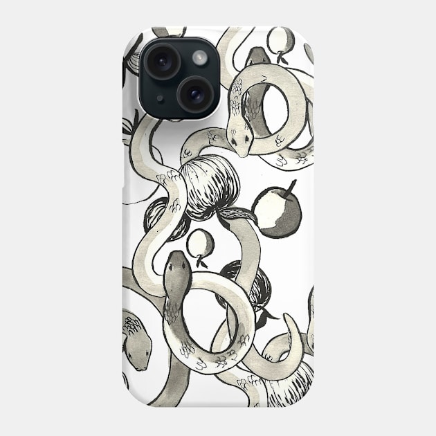 Snakes and Apples Phone Case by MrsBaggins