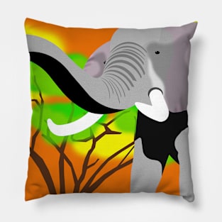 E Orange Pillow