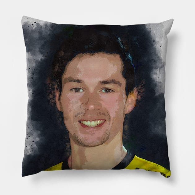 A tribute to Primoz Roglic Pillow by Naumovski