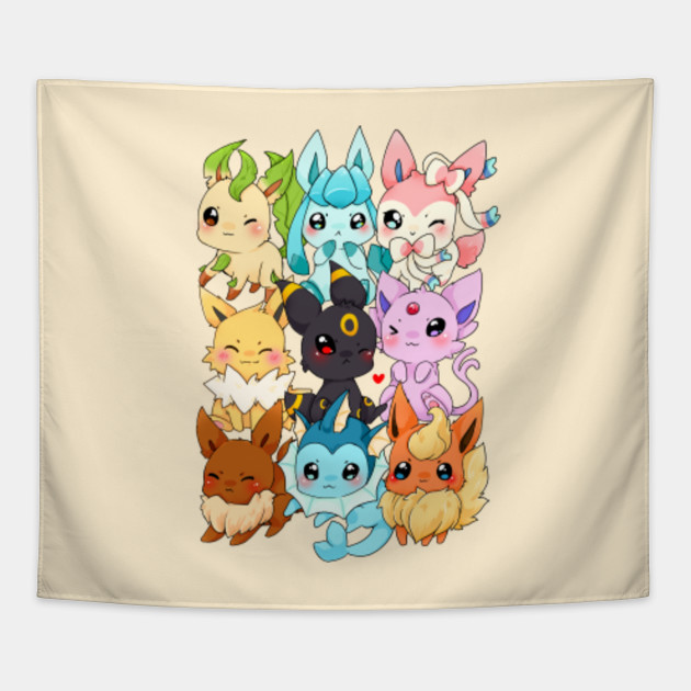 Chibi Eevee eeveelutions vs2