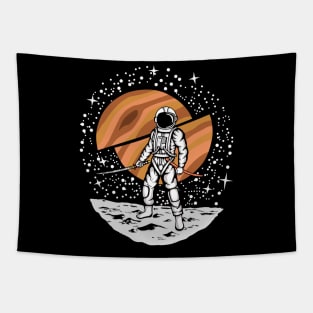 Astronaut samurai Tapestry