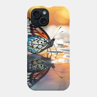 Butterfly Water Nature Serene Tranquil Phone Case