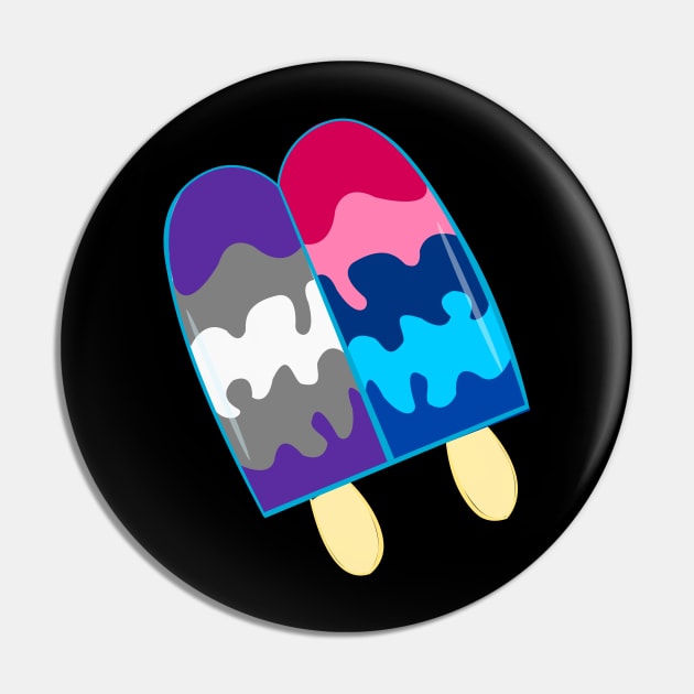 Popsicle Pride Pin by traditionation