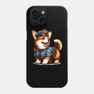 Corgi Police Phone Case