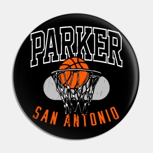 Vintage San Antonio 90's Basketball Parker Pin