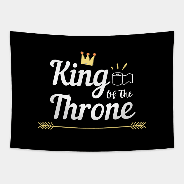 King of the Throne Tapestry by Dawah Giraffe